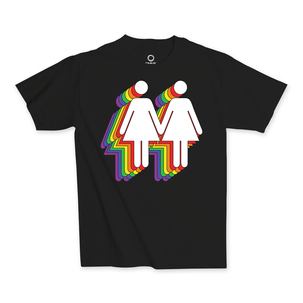 Figure This Pride Women Rainbow Trail/Black