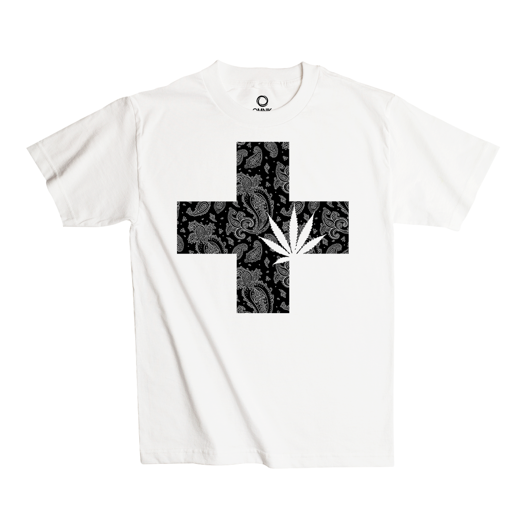ReLeaf Cross Paisley Black/White